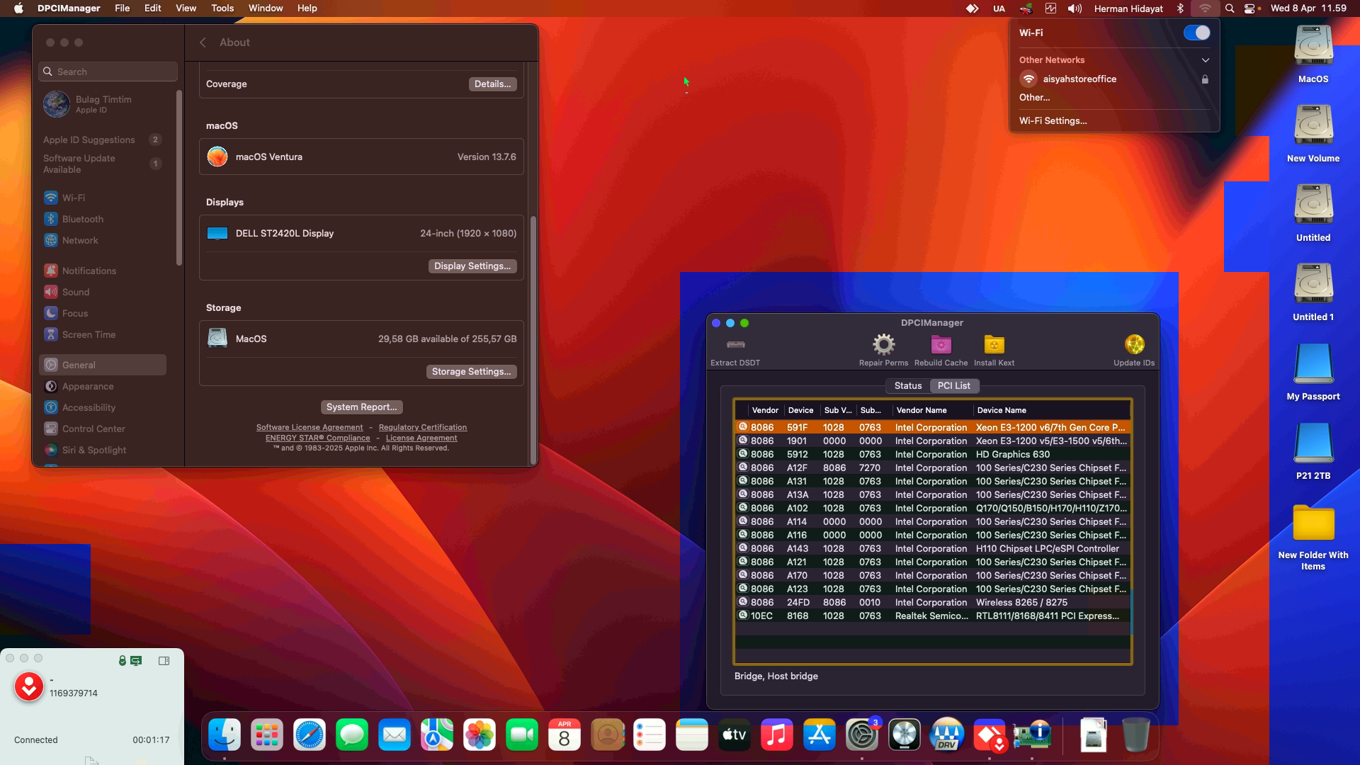 Dell Inspiron 3668 [KabyLake   Intel HD 630]   OpenCore 2